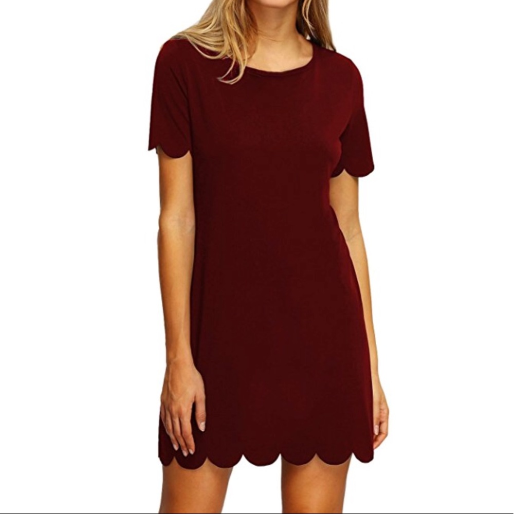 Scalloped dress